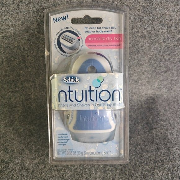 Schick Intuition All in One Normal to Dry Skin Razor w 1 Cartridge RARE VINTAGE - Picture 1 of 5